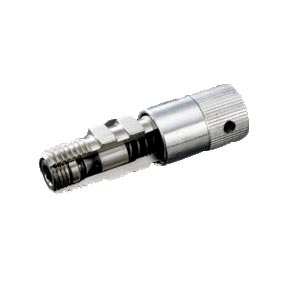 Picture of DK-Lok VA33A-M-4N-3-S One-Piece, Adjustable Style, General Purpose Instrument Check Valve - 1/4" x 1/4" Male NPT, FKM Seal, 0.35 Cv