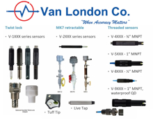 Picture of Van London - V-1000-10B  Elec,pH,XVD,DJ,T/L,SPR , Type: Probe, pH