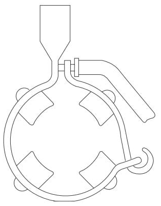 Picture of Alfa Laval A24FCF-2 1/2-SFY-S 2-1/2", Fluoroelastomer, Hinged, Pipe Hanger