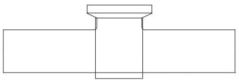 Picture of Alfa Laval B7IWWMS-1 1/2 X 2-316L-PL 1-1/2" x 1-1/2" x 2", Tri-Weld x Tri-Weld x Tri-Clamp, 20 Microinch Mechanical Polished Inside/32 Microinch Polished Outside, 316L Stainless Steel, Instrument, Tee