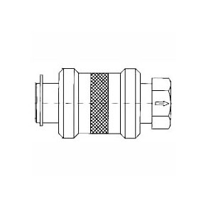 Picture of Numatics IN530-023-023 1/2", FPT x FPT, 150 PSIG, Chrome Plated Brass, Pneumatic Slide Valve