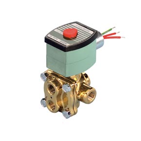 Picture of ASCO 8342G020AC120/60D - 1/4 X 3/16 4 BRASS 16.1/F W