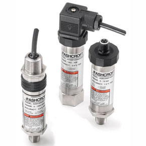 Picture of Ashcroft A2XCM0442C1-200G 1/2" MPT, 12 to 36 VDC, 4 to 20 mA, 200 PSI, -40 to 257 Deg F, 304 Stainless Steel, Pressure Transmitter
