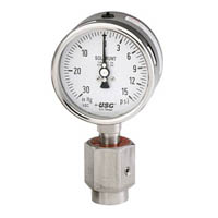 Picture of Ametek/US Gauge 259003 - 2.5" 659 Series Liquid Fillable Gauge, 1/4" NPT Lower Mount, 30" Hg to 60 psi