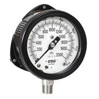 Picture of Ametek/US Gauge 132525 - 6.0" 1931 SOLFRUNT Series Process Gauge, 1/2" NPT Lower Mount, 60 psi