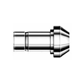 Picture of DK-Lok DCRP4-2-B Tube Stub Connector, Reducing Port Connector Tube Fitting - 1/4" x 1/8" Port, Double Ferrule, Brass