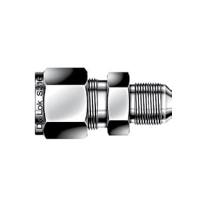 Picture of DK-Lok DUA12-12-C Tube to AN Tube, AN Union Tube Fitting - 3/4" x 3/4" Port, Double Ferrule, Carbon Steel