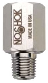 Picture of NOSHOK 5125-A 1/4" MPT, 1.6" L, 15000 PSI, 316 Stainless Steel, Sintered, A Disc, Pressure Gauge Snubber