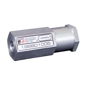 Picture of Ross 1968D1005 Pneumatic Check Valve, 1/8" NPT x 1/8" Threaded Port, Inline Mounting, Standard Capacity, Low Profile, 0.5 Cv