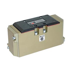 Picture of Ross Controls W6556A4417 Base Mounted Spool and Sleeve Pneumatic Valve - 5/2 Double, Detented - ISO Size ISO 3