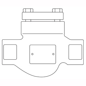 Picture of Spirax Saarco 0290295 1", Socket Weld, 606 PSIG, Carbon Steel, Stainless Steel Seat, Horizontal, Lift Check Valve