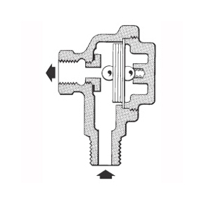 Picture of Spirax Saarco 61292 3/8" NPT Inlet, 125 PSIG, Brass, Balanced Pressure, Thermostatic, Air Vent