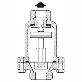 Picture of Spirax Saarco 61685 1/2" NPT Inlet, 250 PSIG, Cast Iron, Balanced Pressure, Thermostatic, Air Vent