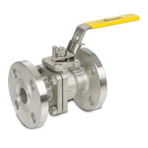 Picture of Sharpe SVFS50116MG010 Stainless Steel, 2-Piece Ball Valve - 1.0" NPT ANSI 150# RF Flanged, TFM Seat