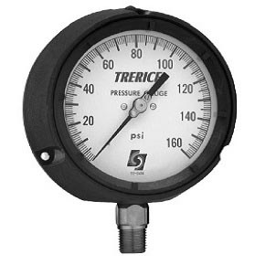 Picture of Trerice 450B4502LA100 - 4.5" 450 Series Process Gauge, 1/4" NPT Lower Mount, 100 psi