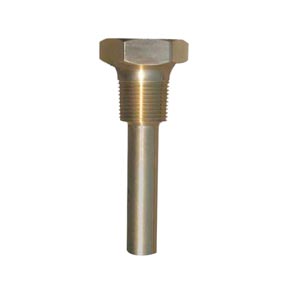 Picture of Trerice 3-4L2 Thermowell - 3/4" NPT Thread, 8.0" Stem, Brass Body