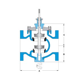 Picture of Trerice 940 Series Control Valve-Valve Body - 4", Double Seat