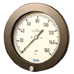 Picture of WIKA 4235879 - 4.5" 232.25 Series Process Gauge, 1/2" NPT Lower Back Mount, 600 psi