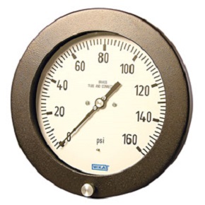 Picture of WIKA 4235640 - 4.5" 232.25 Series Process Gauge, 1/4" NPT Lower Back Mount, 1000 psi