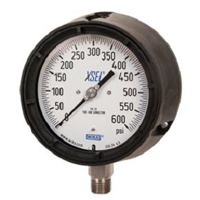 Picture of WIKA 9834104 - 4.5" 233.34 Series XSEL Process Gauge, 1/2" NPT Lower Mount, 3000 psi