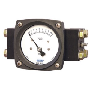 Picture of WIKA 4375544 - 4.5" 700.05 Series Differential Pressure Gauge, 1/4" NPT Lower Back Mount, 30 psid