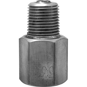 Picture of Winters Instruments SSN512 Brass 1/2" NPT Pressure Snubber 30,000 psi - Water, Steam, Gasoline, and Light Oils