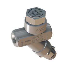 Picture of Watson McDaniel TD700HSB-14-N High Pressure Thermodynamic Steam Trap - TD700HSB Series, 1" NPT with Strainer & Blowdown Valve