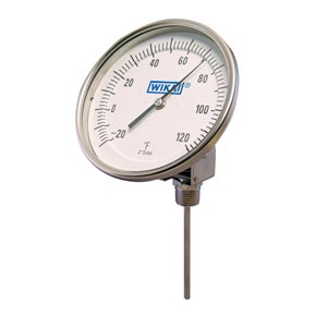 Picture of WIKA 32060D203G4 3.0" Adjustable Angle Bimetal Thermometer - 6.0" Stem, 0 to 250 °F